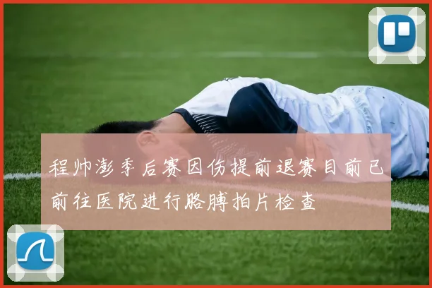 程帅澎季后赛因伤提前退赛目前已前往医院进行胳膊拍片检查